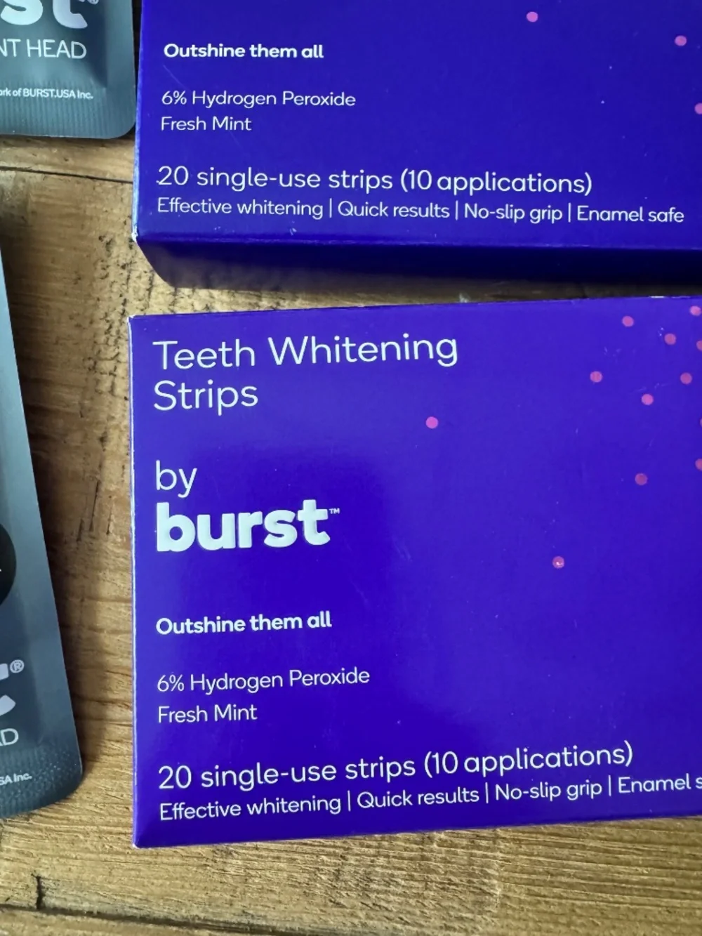 Burst 4 Replacement Heads, 2 Whitenting Boxes